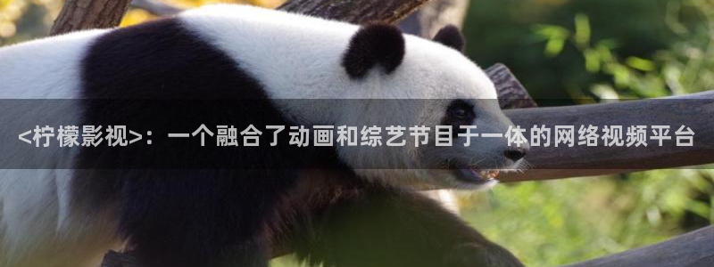 人人视频网页：<柠檬影视>：一个融合了动画和综艺节目于一体的网络视频平台