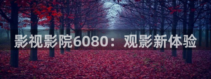 人人影院在线观看免费高清电视剧：影视影院6080：观影新体验
